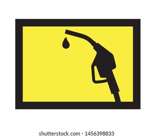 Vector petrol pump design and logo.