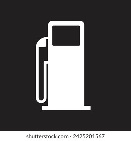vector petrol station icon illustration