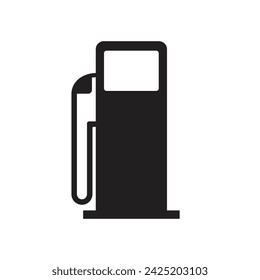 vector petrol station icon illustration