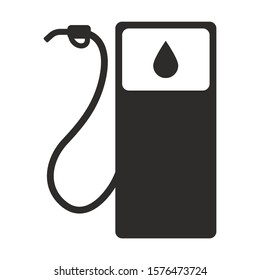 Vector petrol station icon. Logo illustration.