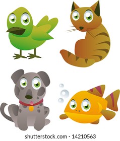 vector pets set