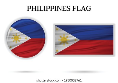 Vector philippines flag, philippines flag illustration, philippines flag picture, philippines flag image.