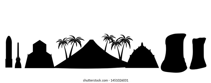 Vector of Philippines skyline for travel