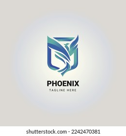 vector  phoenix  logo design  concept 
