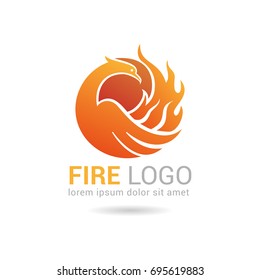 Vector Phoenix Logo template. Eps-8.