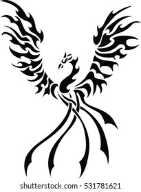 Vector Phoenix tattoo