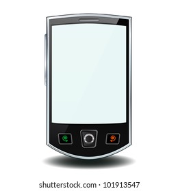 Vector phone with blank display