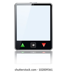 Vector phone with blank display