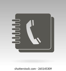Vector phone book icon