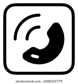 Vector phone call, call center icon. Perfect for app and web interfaces, infographics, presentations, marketing, etc.