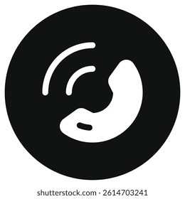 Vector phone call, call center icon. Perfect for app and web interfaces, infographics, presentations, marketing, etc.