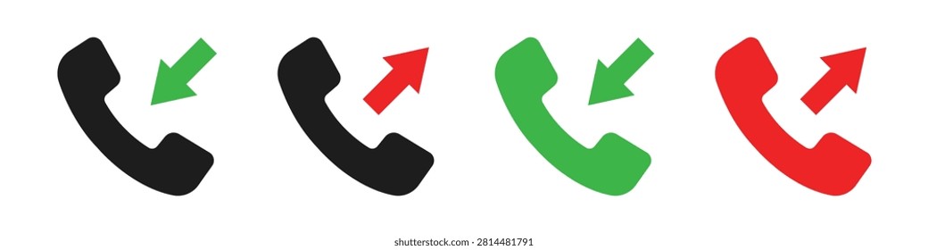 Vector Phone Call Icon Set