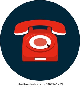 Vector Phone Flat Icon