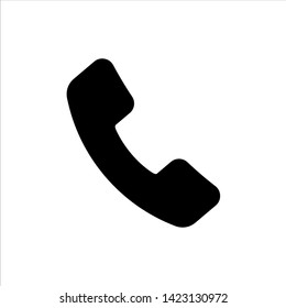 Vector Phone icon. black Call symbol with trendy flat style icon for web site design, logo, app, UI isolated on white background