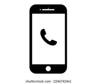 icono de teléfono vector, icono móvil, icono de teléfono inteligente