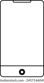 
Vector del teléfono en el fondo blanco. eps 10 icono del teléfono.

