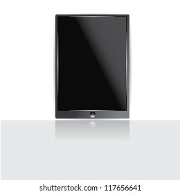 vector phone icon. vector pc tablet icon. Smart Phone With Blank Screen Isolated