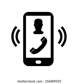 Vector Phone Incoming Call Icon