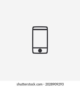 Vector of phone isolated on white background