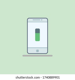 vector of phone in recharge