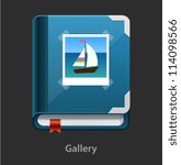 Vector photo album gallery icon