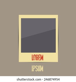 Vector photo blank