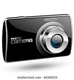 Vector Photo camera 2 (black)