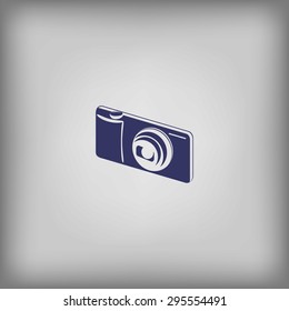 Vector photo camera 