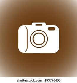 Vector photo camera icon