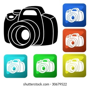 Vector: Photo camera icon