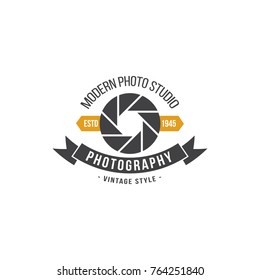 Vector Photo Camera Photography Elements and Video Camera Icons Illustration can be used as Logo or Icon in premium quality
