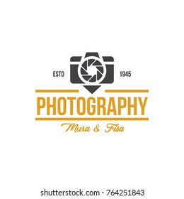Vector Photo Camera Photography Elements and Video Camera Icons Illustration can be used as Logo or Icon in premium quality