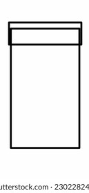 vector photo frame can be used as a note