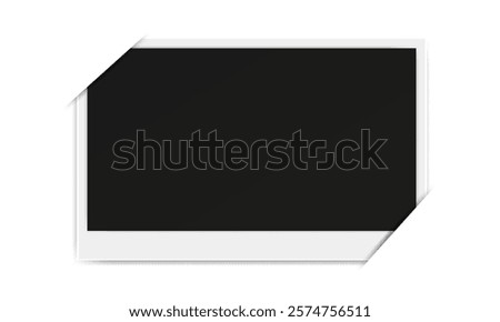 Vector Photo frame mockup design , Vector Illustration 