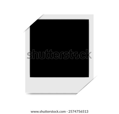 Vector Photo frame mockup design , Vector Illustration 