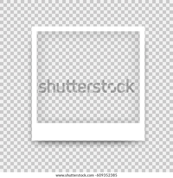 Download Vector Photo Frame Mockup Design White Stock Vector Royalty Free 609352385