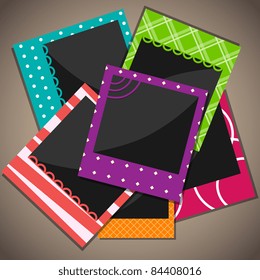 Vector photo frames