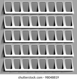 vector photo frames isolated