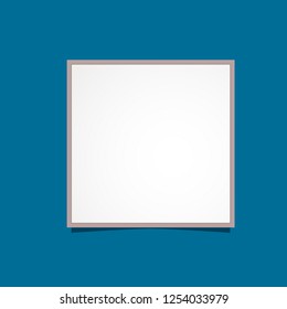 Vector photo frames on a bright background