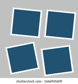 Vector photo frames template background