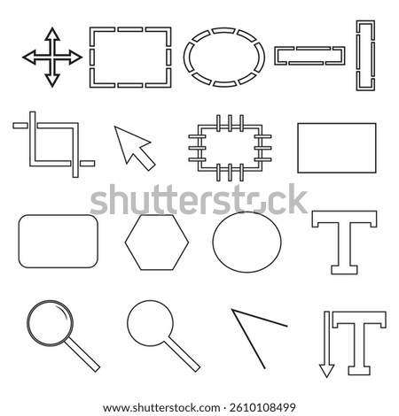 Vector Photo Manipulation Tools Icons