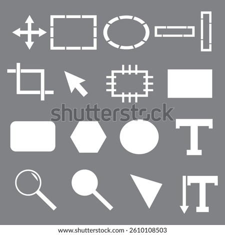 Vector Photo Manipulation Tools Icons