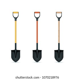 Vector Photo Realistic Shovel Illustration Stock Vector (Royalty Free ...