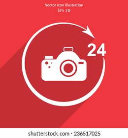 Vector photo studio. 24 hours service. Eps 10.
