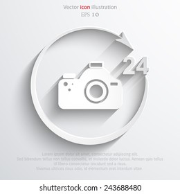 Vector photo studio 24 hours service Eps 10.
