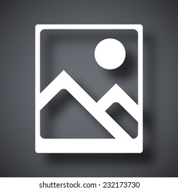 Vector photograph icon