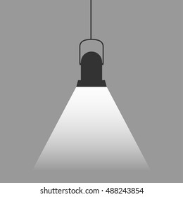 vector photographer studio lighting equipment icon 