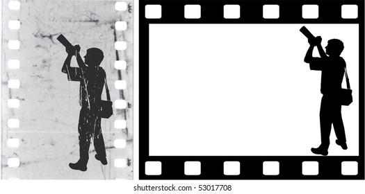 the vector Photographer's silhouette