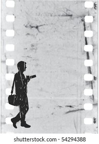 the vector Photographer's silhouette