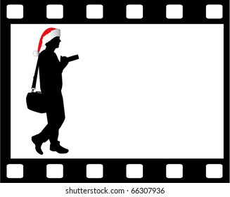 the vector Photographer's silhouette